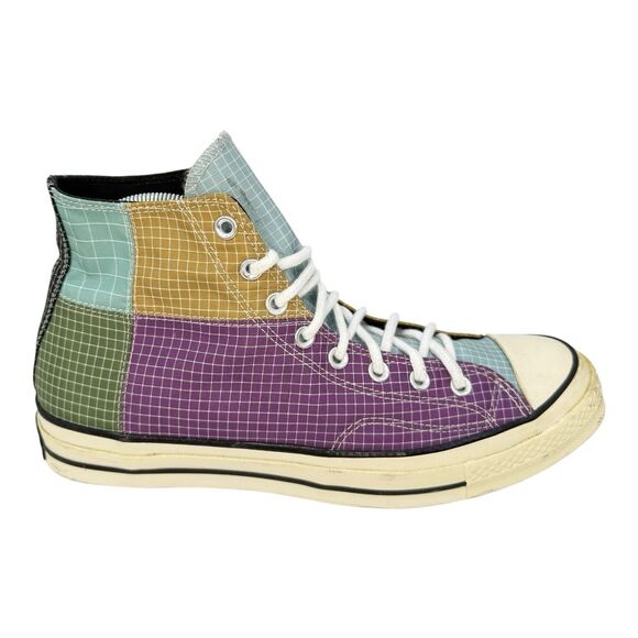 Converse Chuck 70 Hi Quad Ripstop 166317C Multicolor Purple Blue Mens 11.5 - Picture 3 of 7